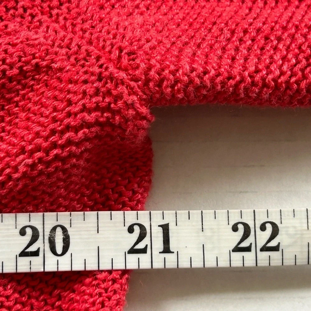 Eileen Fisher 100% hemp coral color  cardigan MED